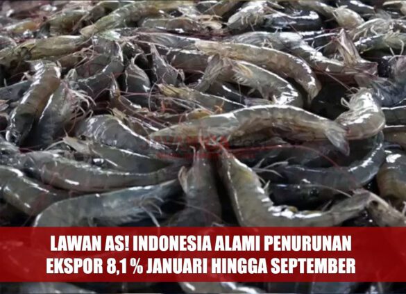 Lawan AS! Indonesia Alami Penurunan Ekspor 8,1 % Januari Hingga September