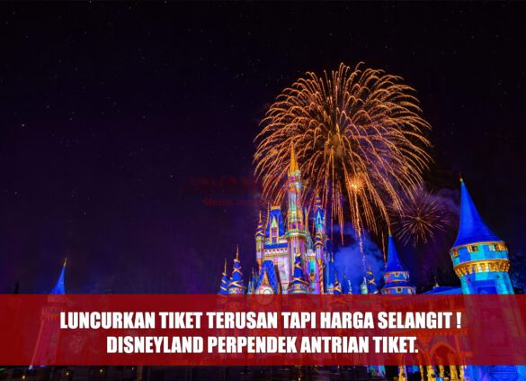 Luncurkan Tiket Terusan Tapi Harga Selangit! Disneyland Perpendek Antrian Tiket.