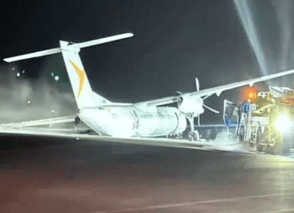 Rusak Roda Pendaratan Pesawat Air Canada Lakukan Pendaratan Darurat di Halifax