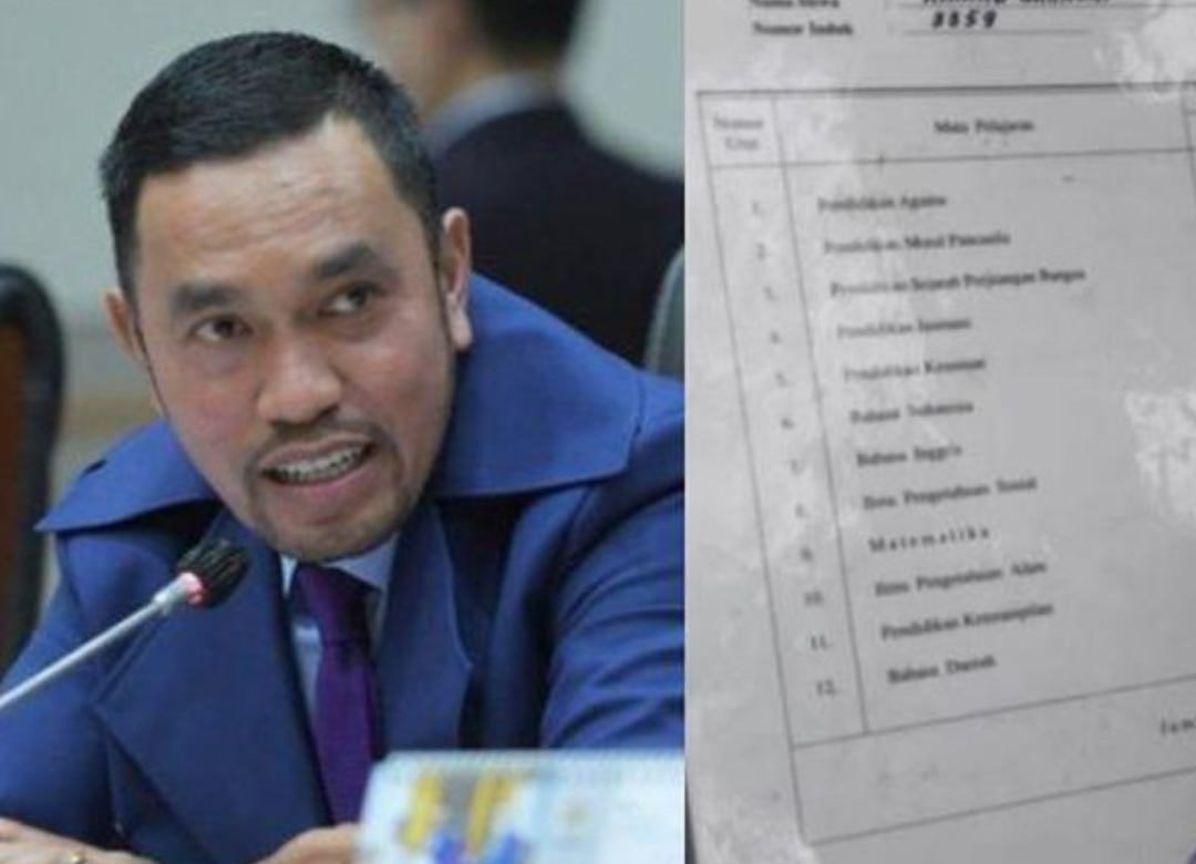 Jadi Sorotan Warganet Nilai Ijazah Sahroni Dijarah Massa Nilainya Jadi Bualan Netizen