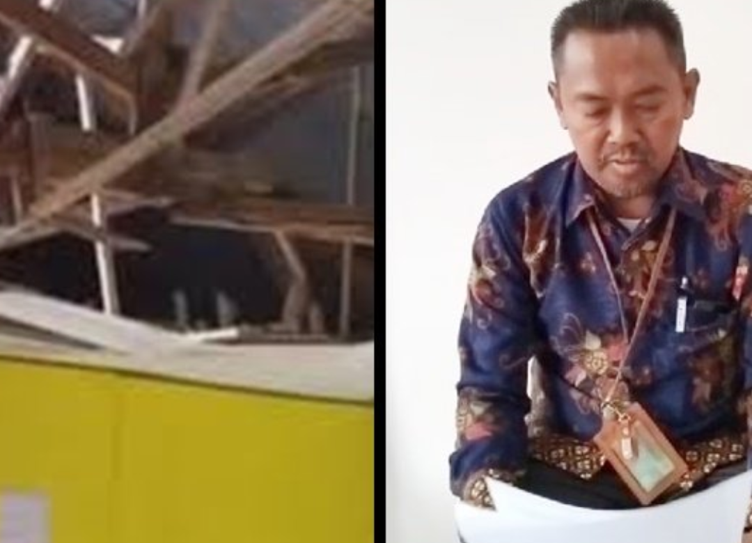 Lagi! Guru di Bulukumba Videokan Sekolah Ambruk, Minta Maaf Usai Dipanggil Disdik
