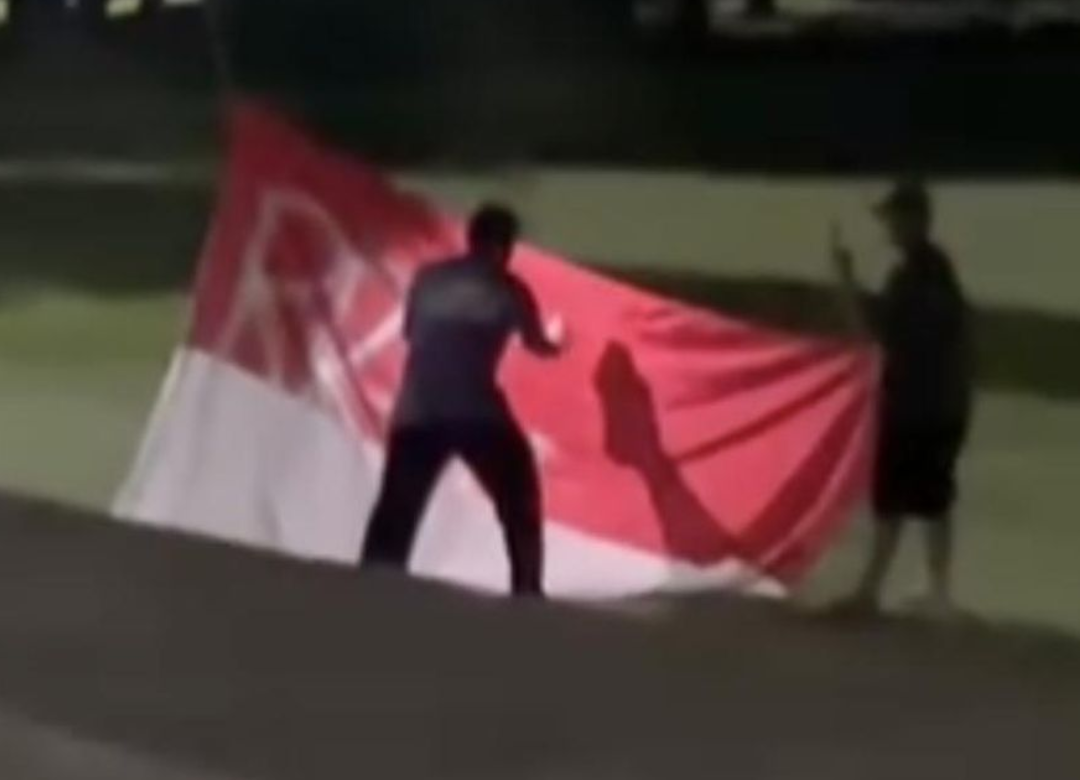 Viral 2 Pria Turunkan-Coret Bendera Merah Putih di Kantor Bupati Jembrana