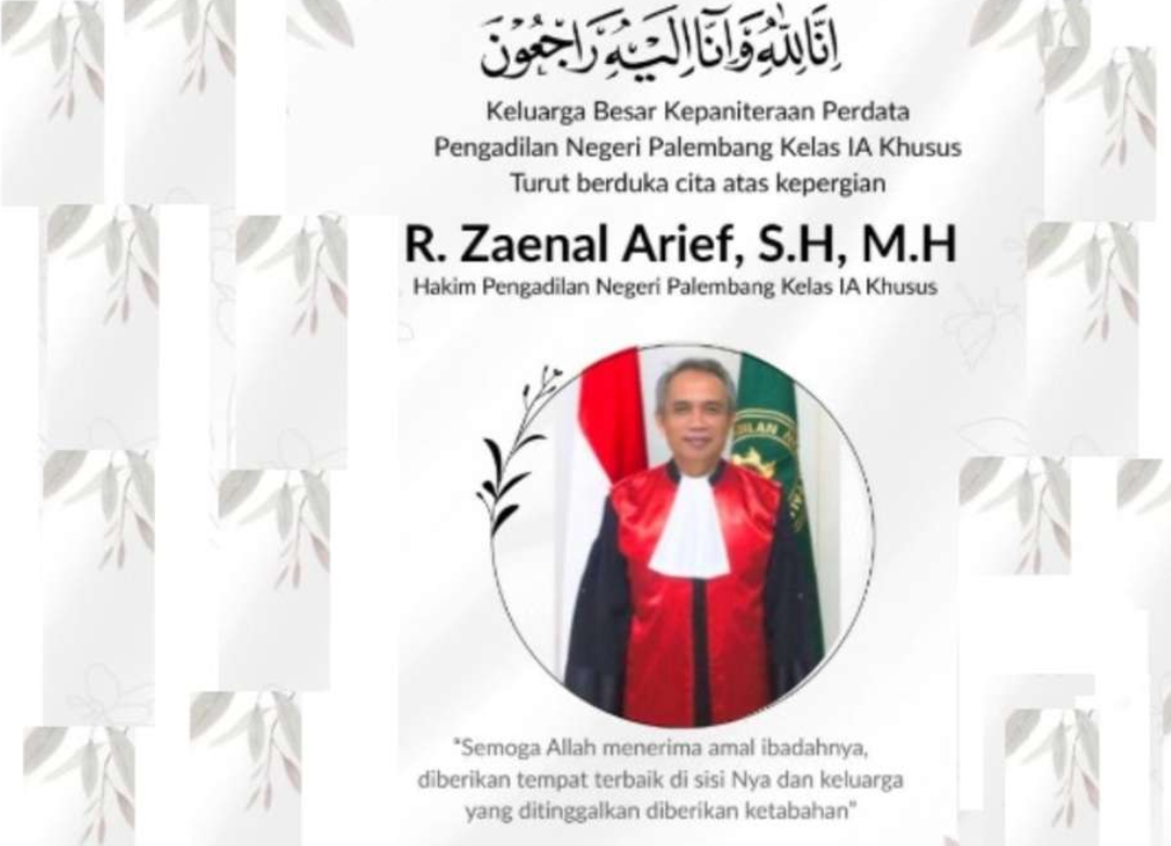 Hakim PN Palembang Ditemukan Tewas di Kamar Kos